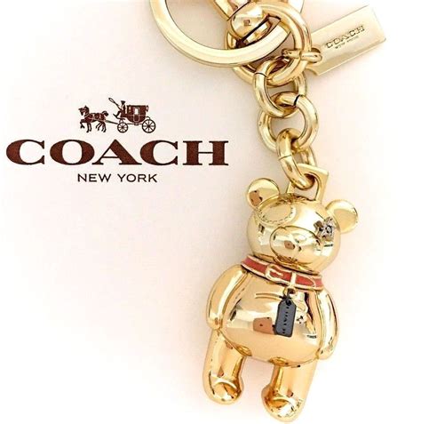 coach bag charms|coach keychains outlet.